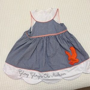 Auburn dress.